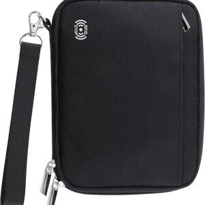 Passport Holder Family for 4, RFID Blocking Travel Wallet Women Men, Lightweight